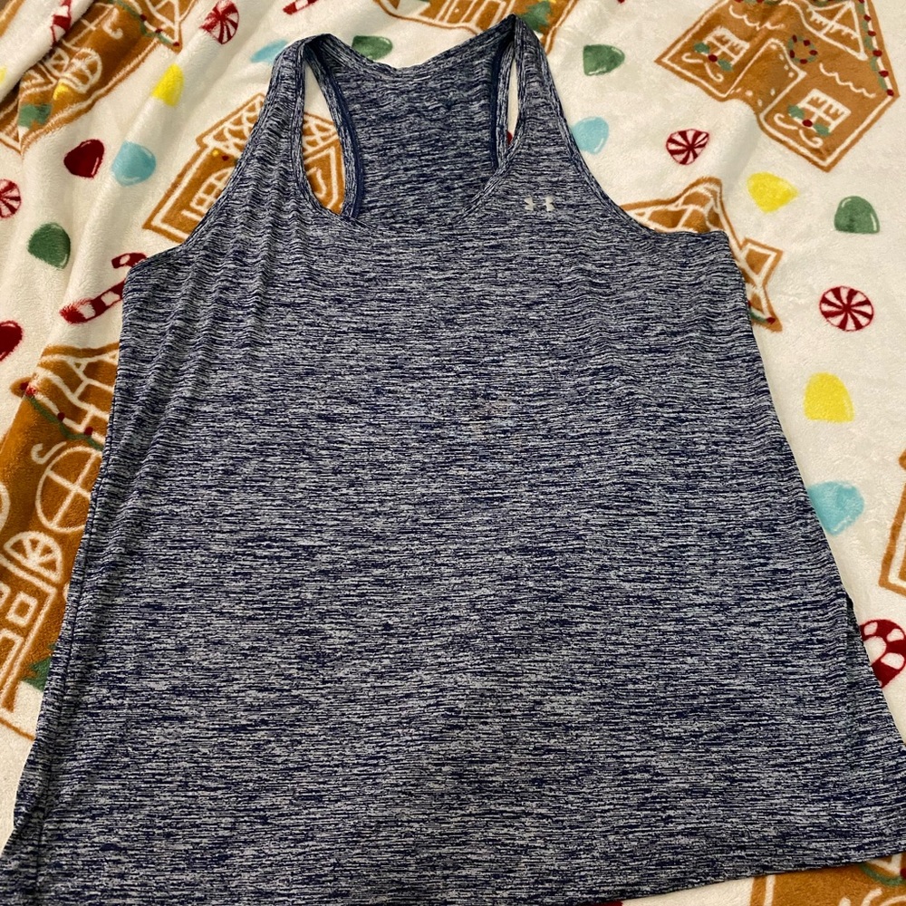 Under Armour Gray Relaxed Sleeveless Tank Top